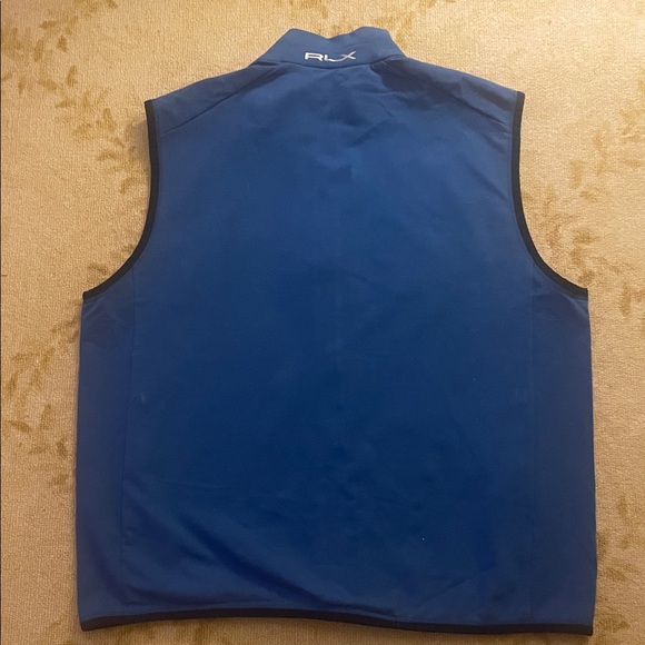Ralph Lauren RLX Golf Paneled Stretch Terry Blue Vest Size XL - Picture 8 of 8